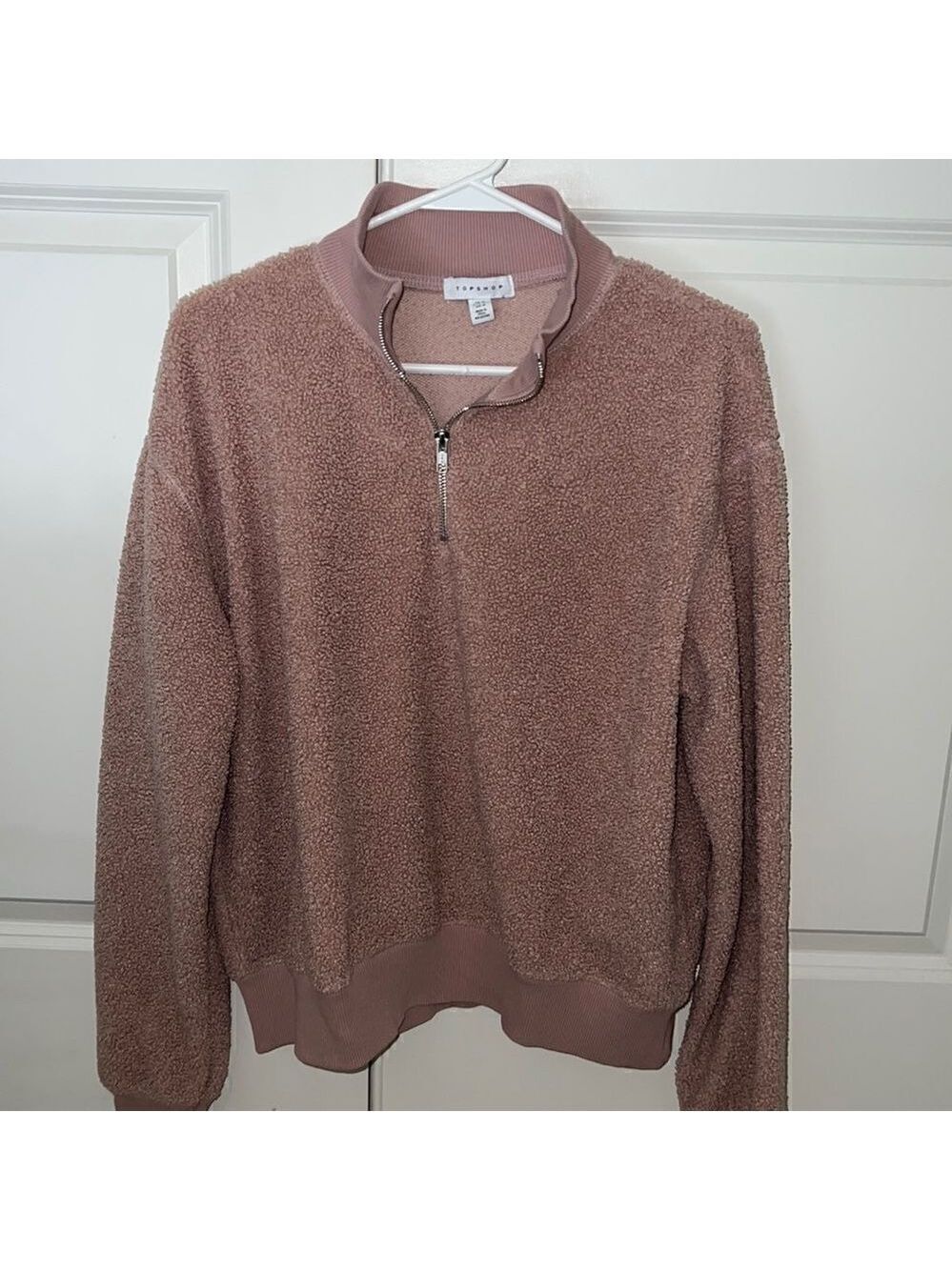 Blush Sherpa Pullover Large
